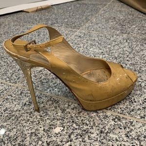 Jimmy Choo European size 38 Nude Heels